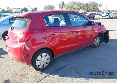 2015 Mitsubishi Mirage De from USA, damaged, VIN ML32A3HJXFH043102